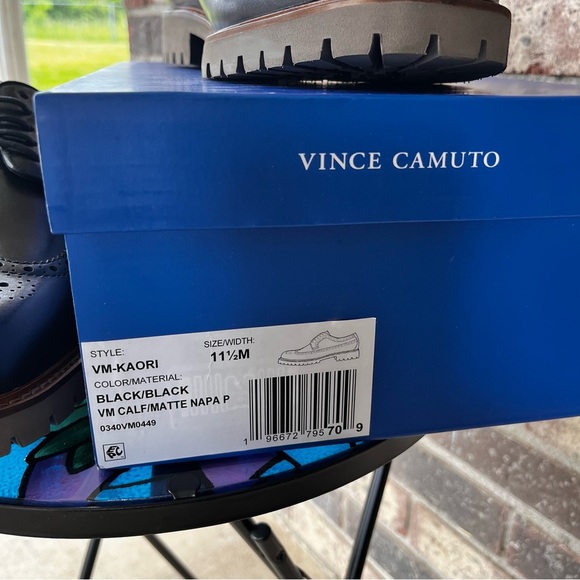 Vince Camuto Black Kaori Wingtip Lace Up Derby‎ Dress Shoe Professional Office main image 7